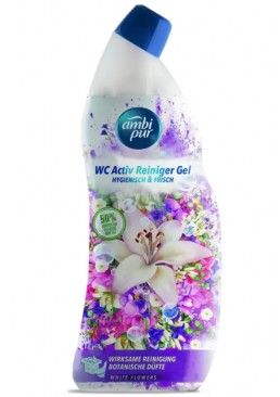 Гель для туалета Ambi Pur WC Botanical Fragrances Белые цветы, 750 мл